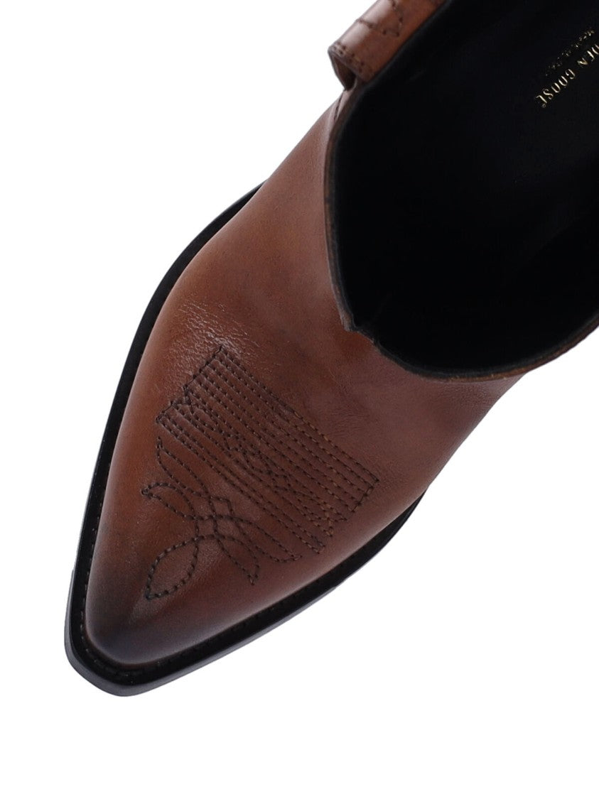 Golden Goose "Wish Star" Ankle Boots – Brown