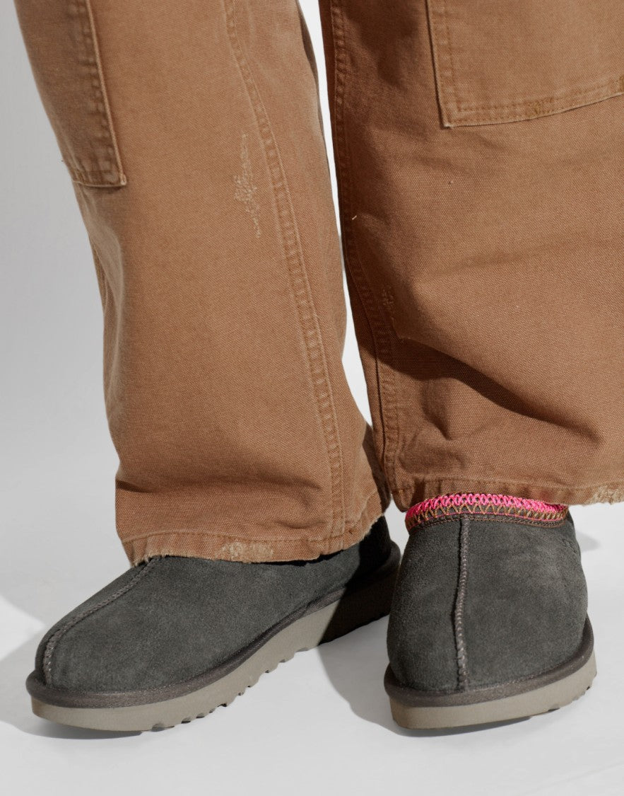 Ugg Dense Smoke Tasman Ii Soft Suede Slippers