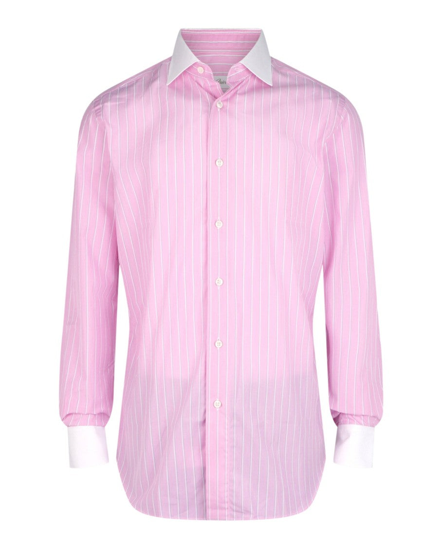 Brioni Slim-Fit Stripe Dress Shirt