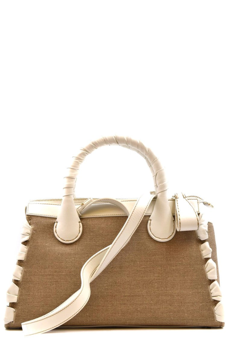 Chloé White Canvas Tote Bag