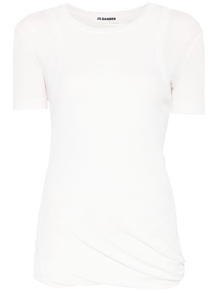 Jil Sander Short Sleeve Crew-Neck Top