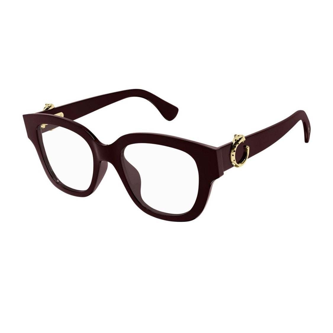 Cartier Red Panthere C Recycled Acetate Glasses
