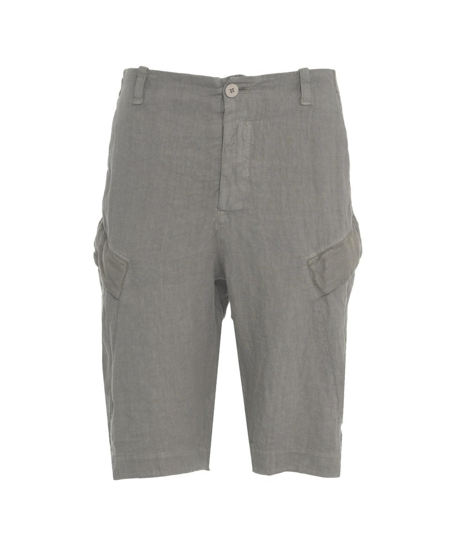 Transit Relaxed Fit Linen Cargo Shorts