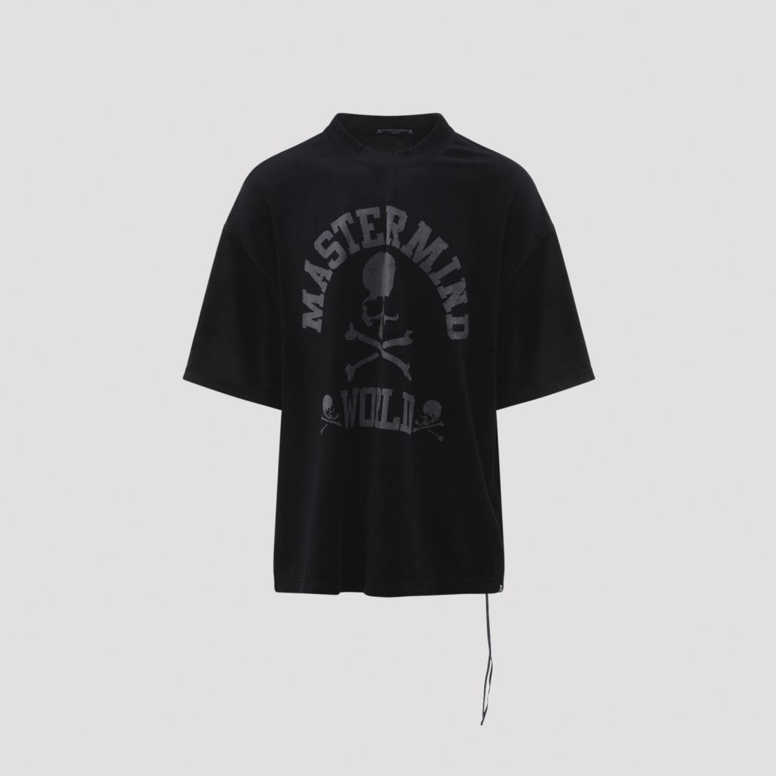 Mastermind Loose-Fit Black T-Shirt With Skull