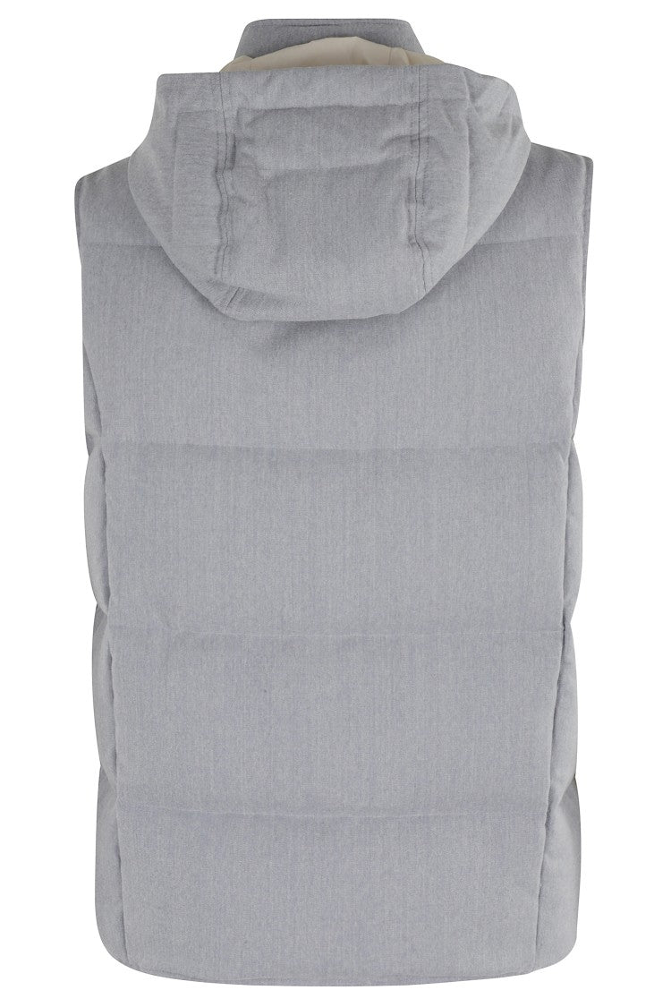 Eleventy Detachable Hood Vest
