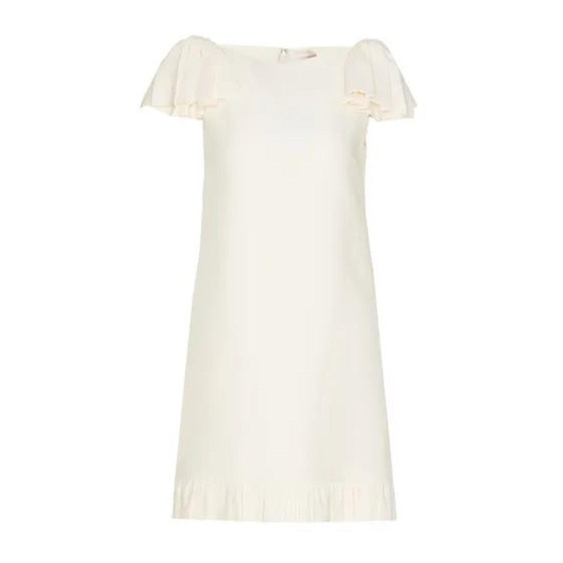 Sacai Poplin And Cotton Jersey Dress