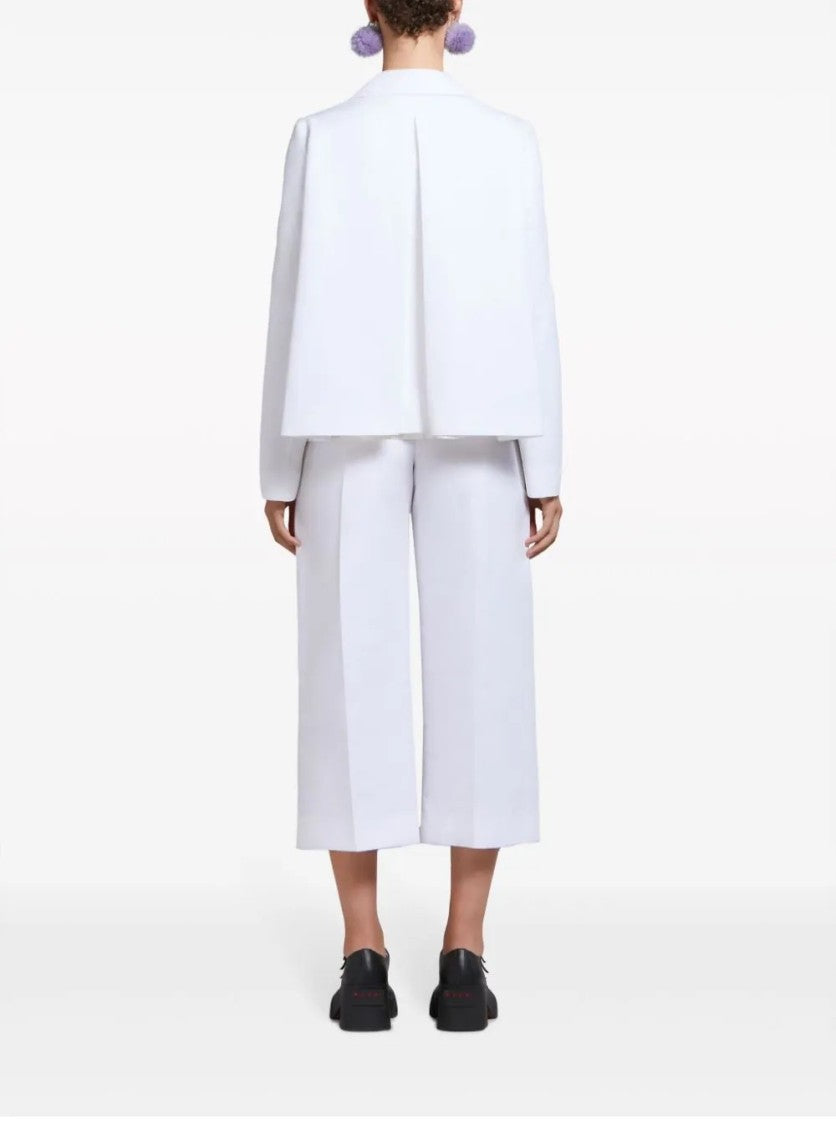 Marni Tailored Cropped Jacket With Classic Lapel