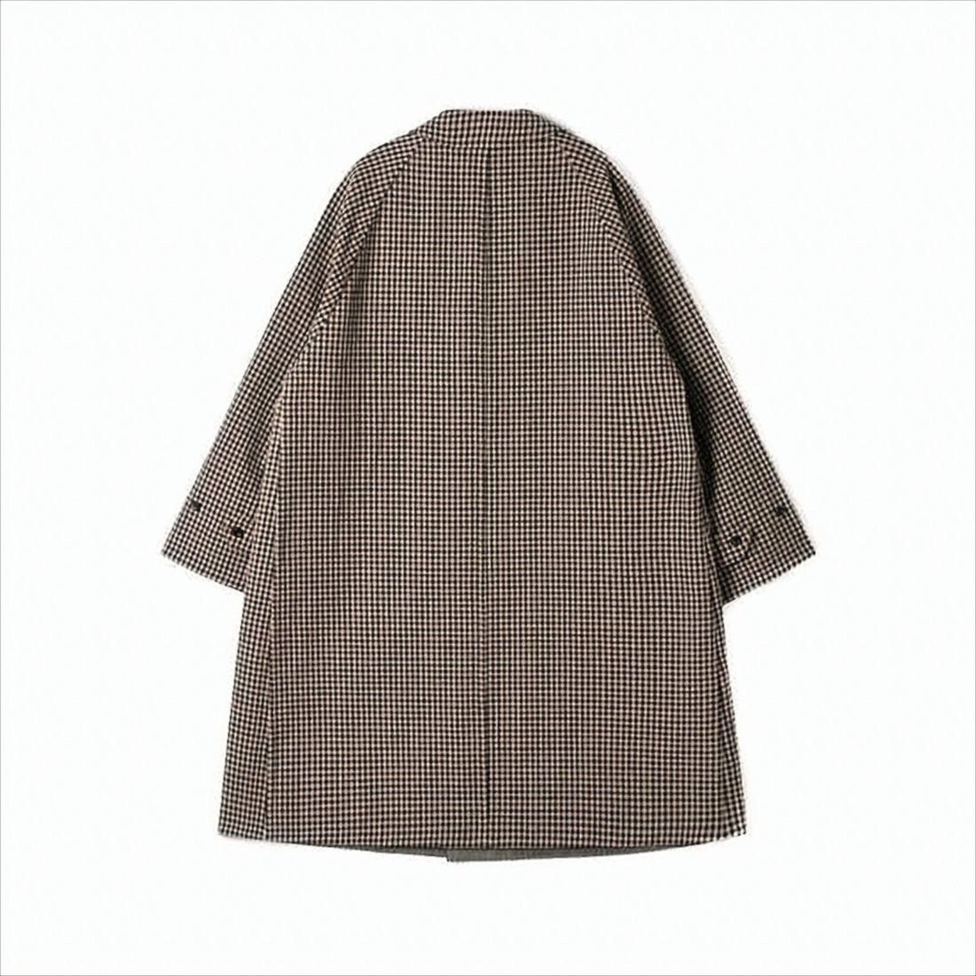 Anatomica Reversible Oversized Cape With Classic Collar And Textured Finish