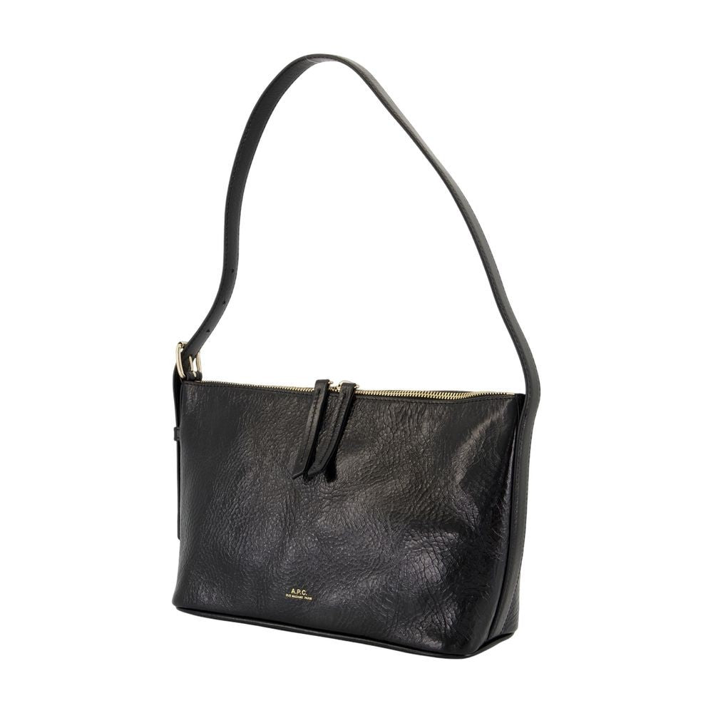 A.P.C. Vera Shoulder Bag - Leather - Black