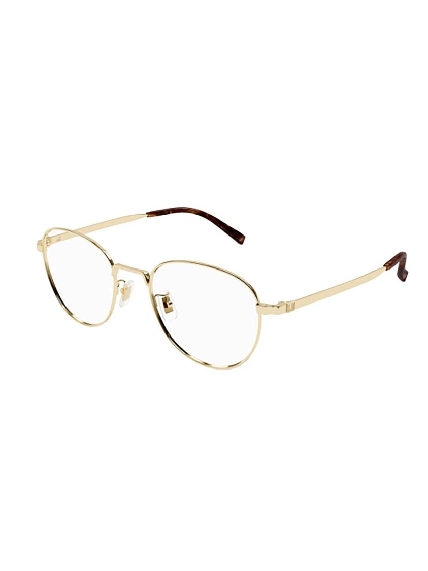 Dunhill Gold Du0085o Titanium Oval Sunglasses