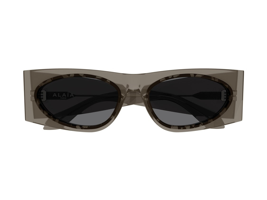 Azzedine Alaïa Brown Aa0085s Translucent Oversized Square Sunglasses
