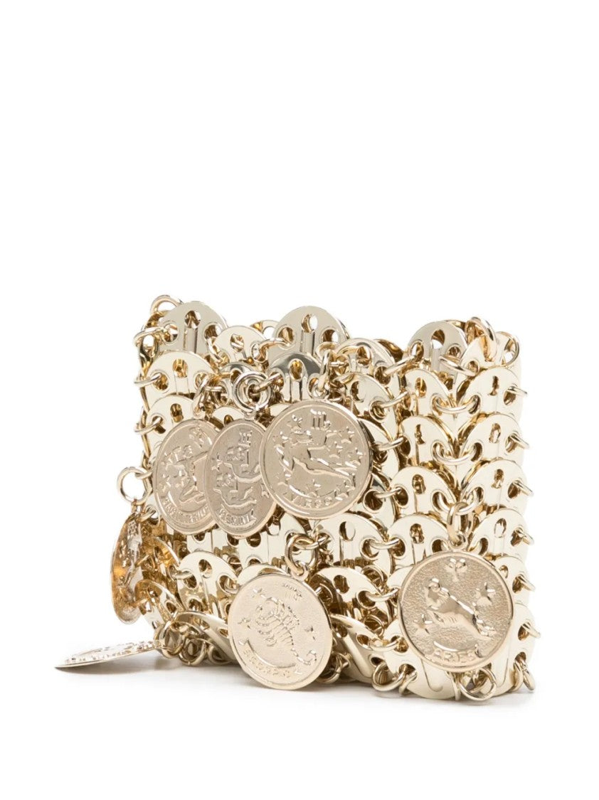 Paco Rabanne Structured Neutral Bag With Versatile Carrying Options