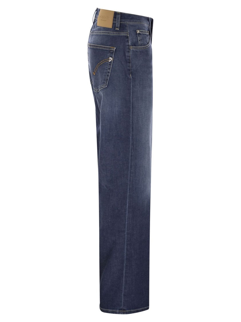Dondup Jacklyn - Wide-Leg Jeans In Stretch Denim