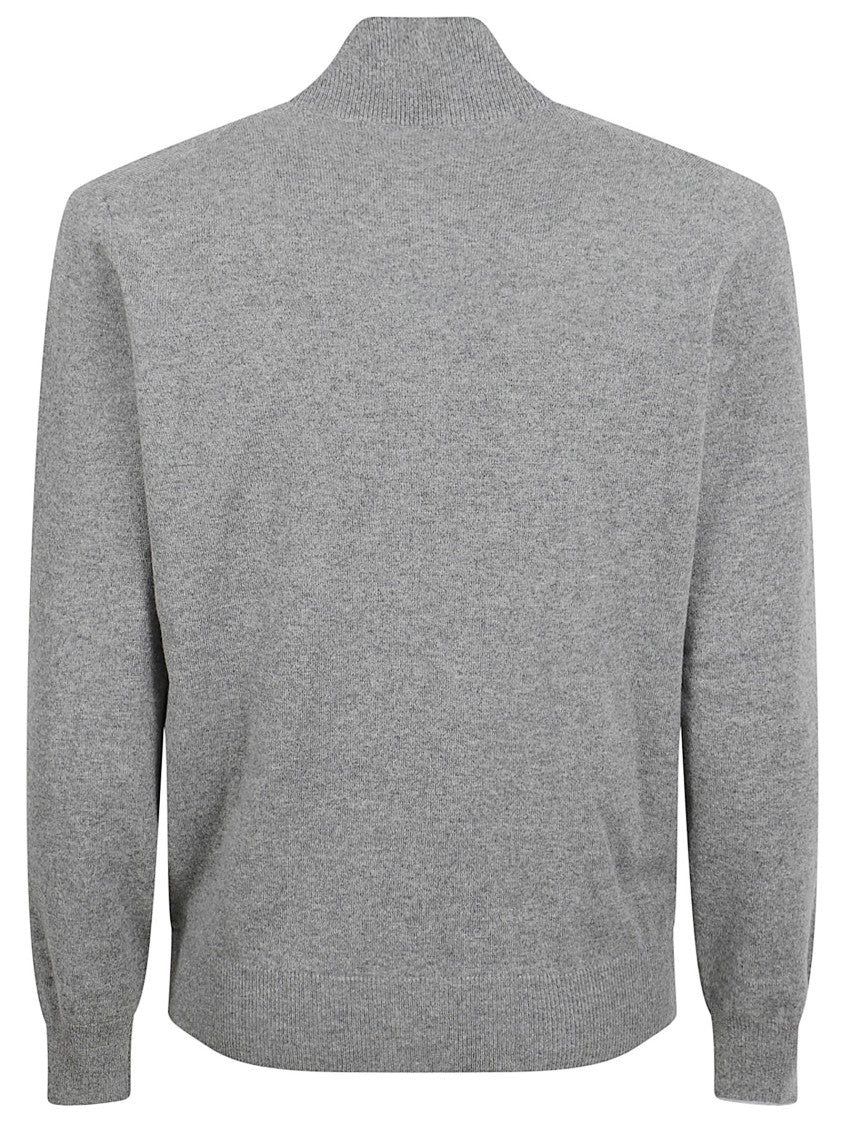 Brunello Cucinelli Finely Knit Cashmere Zip-Through Sweater