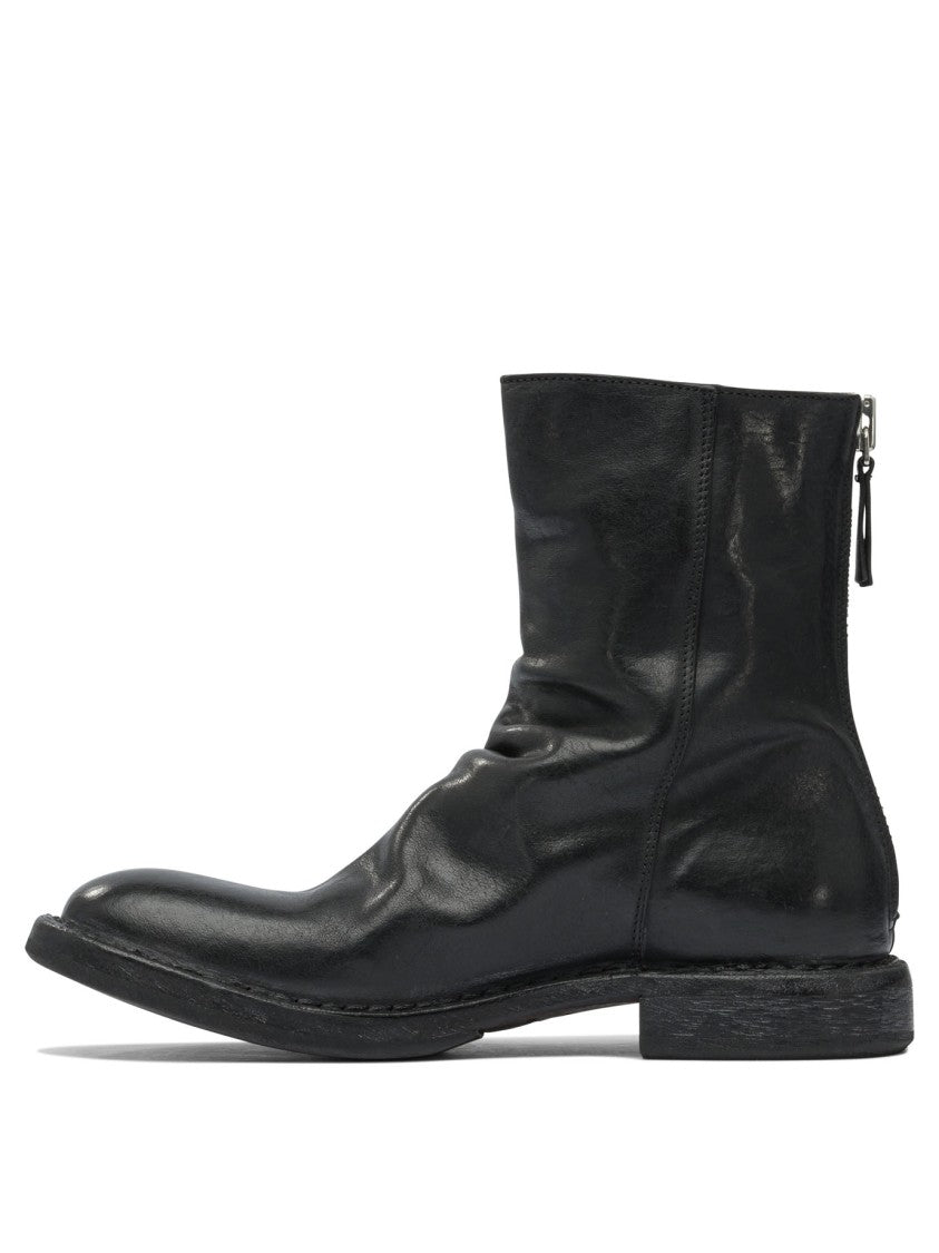 Moma "Minsk" Zippered Ankle Boots