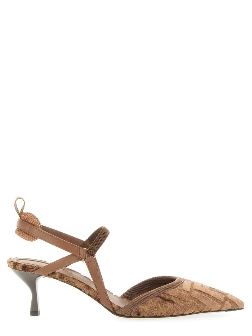 Fendi "Hummingbird Lite" Slingback Shoe