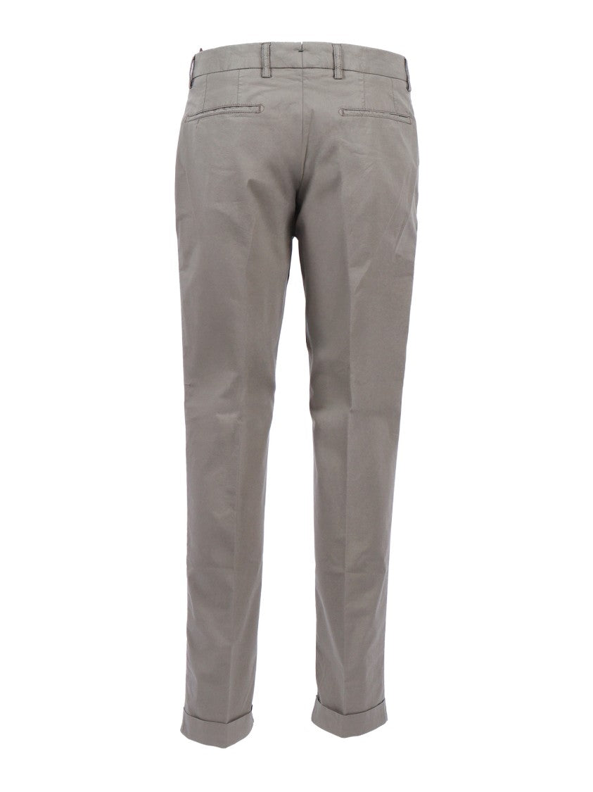 Berwich Tailored Tapered Subtle Straight-Leg Pants
