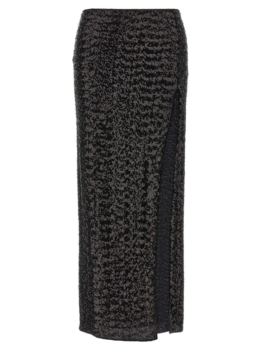 Oséree Paillettes Long' Skirt