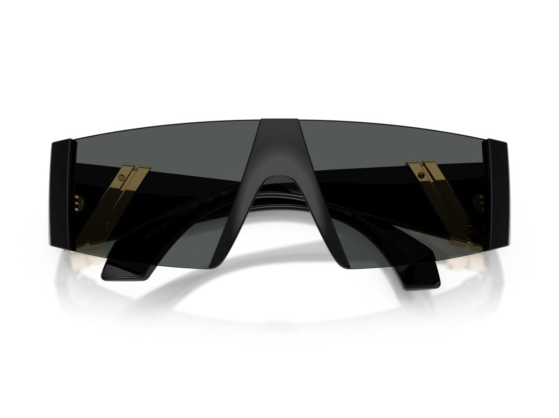 Versace Gold 0Ve4516 Oversized Shield Sunglasses