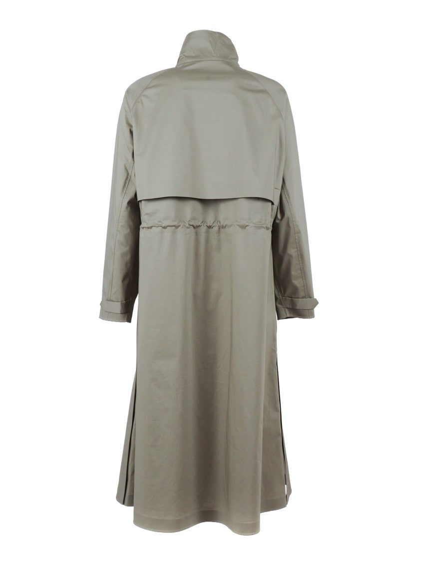 K-Way Barbrein Cotton Three Layer Trench Coat