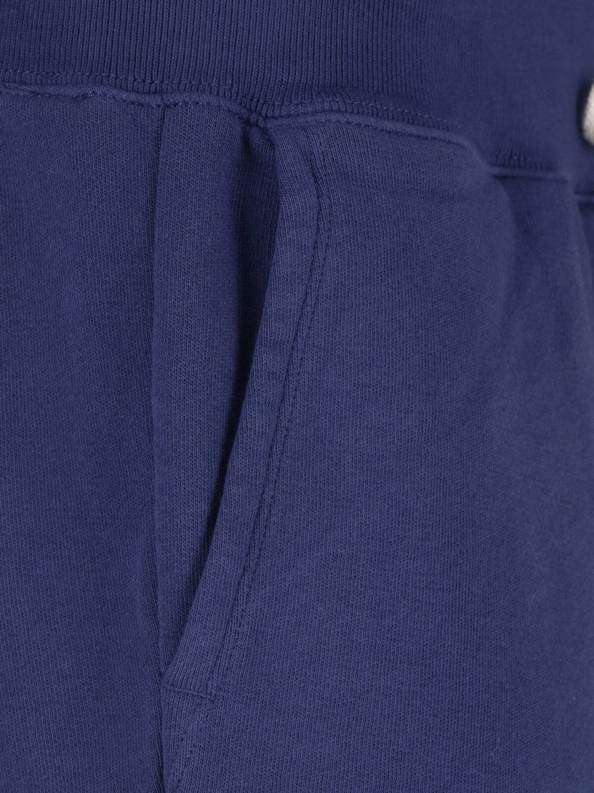 Polo Ralph Lauren Blue Drawstring Embroidered Logo Shorts