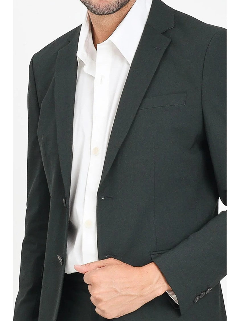 Selected Forest Green Two-Button Tailored Recycled Polyester Blazer