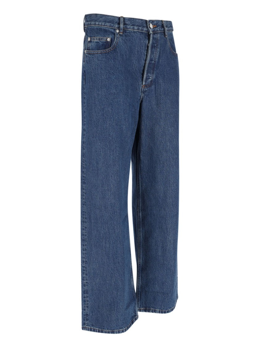 A.P.C. Straight Jeans, In Blue Denim, Medium Waist