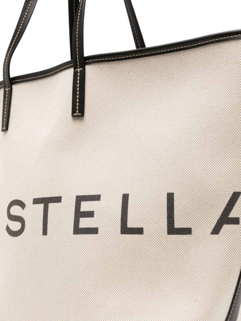 Stella Mccartney Spacious Structured Tote Bag With Bold Logo
