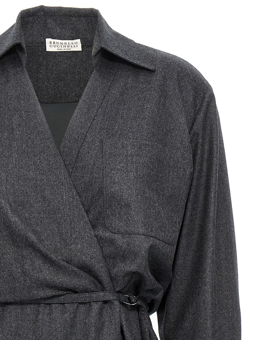 Brunello Cucinelli Wallet Chemisier Dress