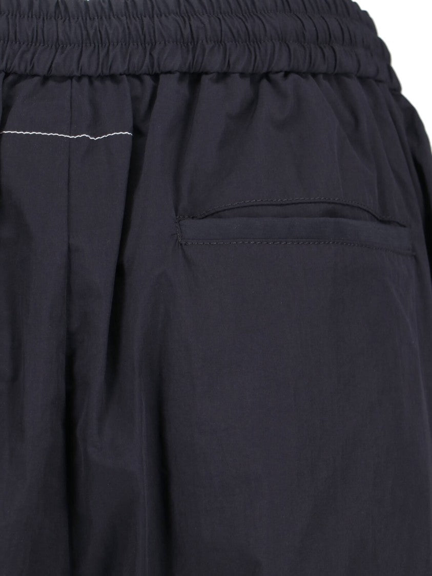 Mm6 By Maison Margiela Black Sport Trousers