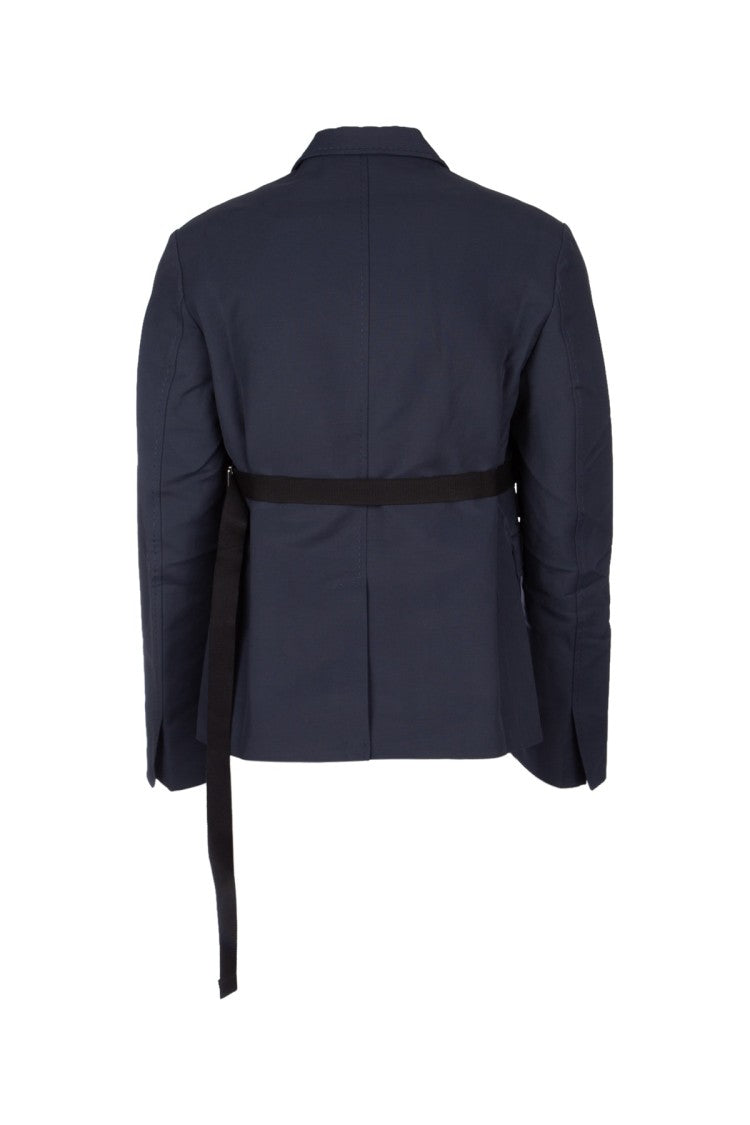 Jacquemus Tailored Jacket With Unique Tie Detail