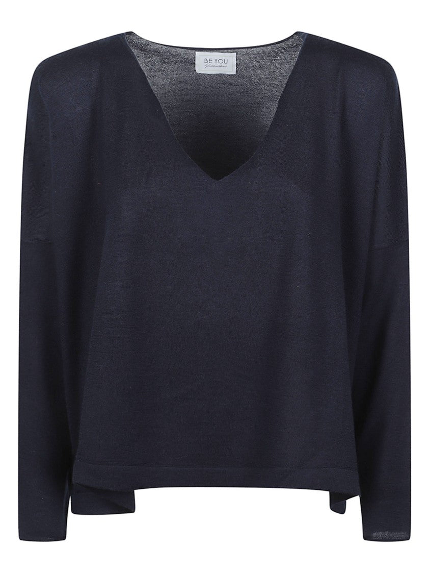 Be You V-Neck Lightweight Knit Top