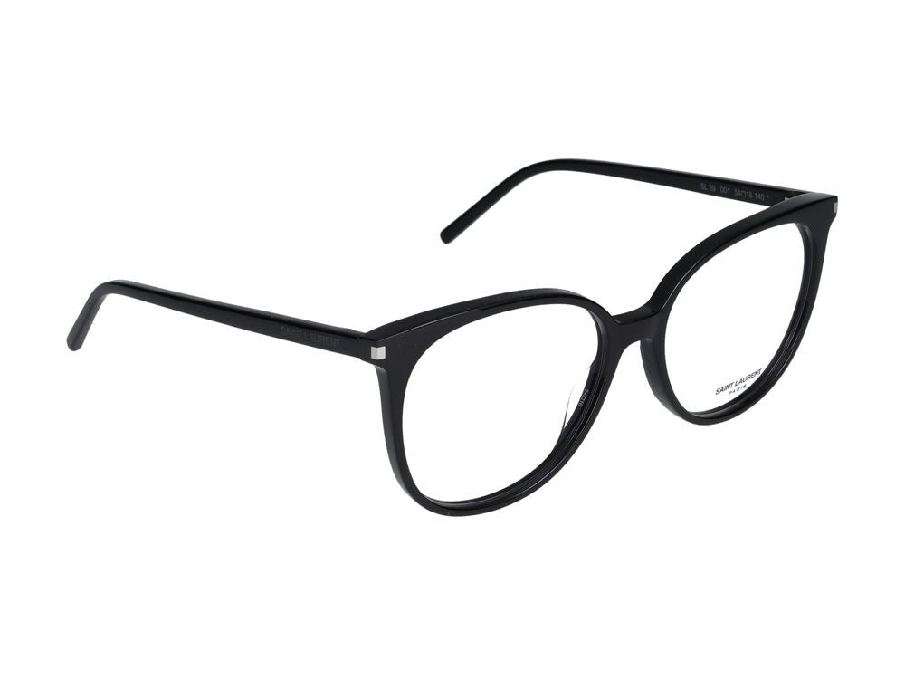 Saint Laurent Eyeglasses Sl 39 001 Black Black Transparent 54/16/140
