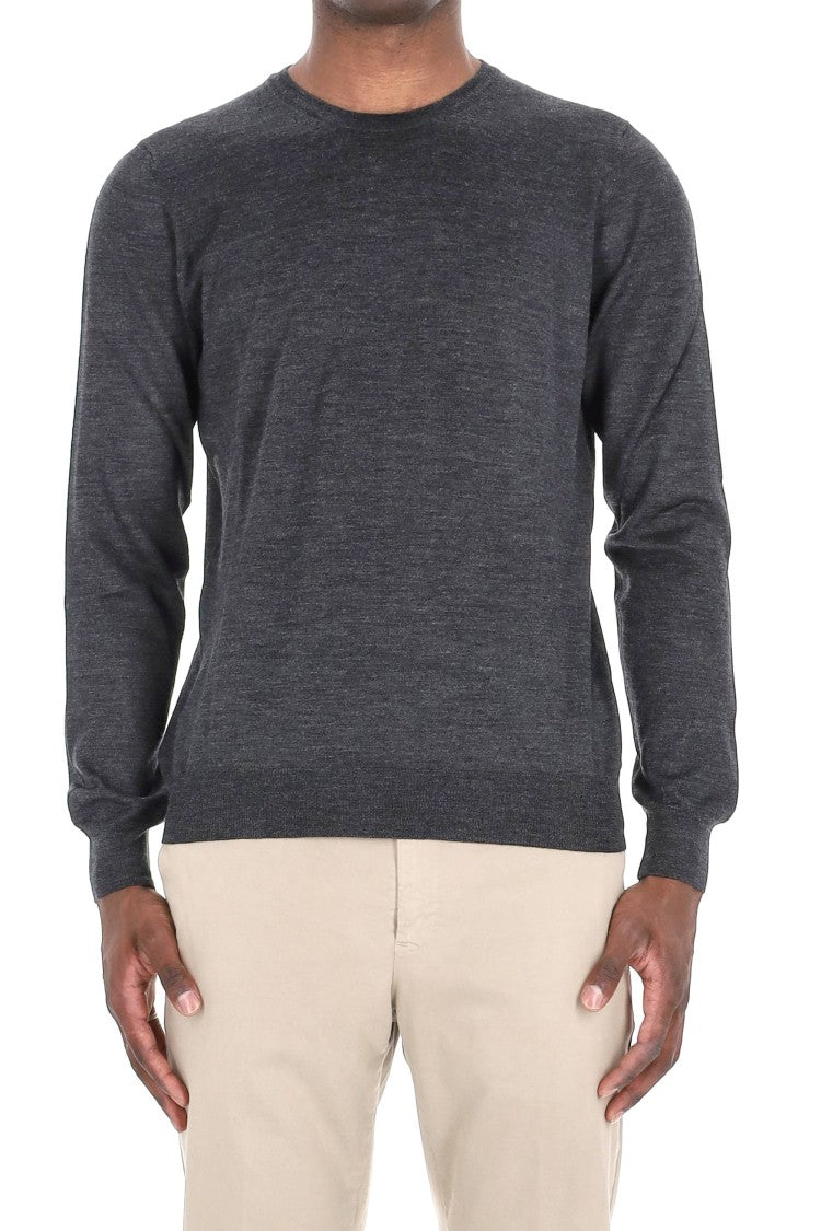 Barba Cashmere And Silk Crewneck Sweater