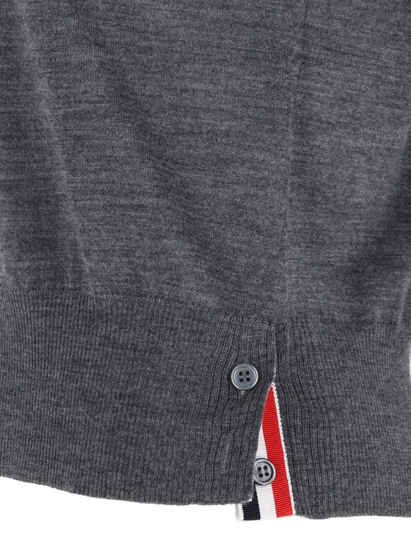 Thom Browne "4-Bar" Sweater – Grey
