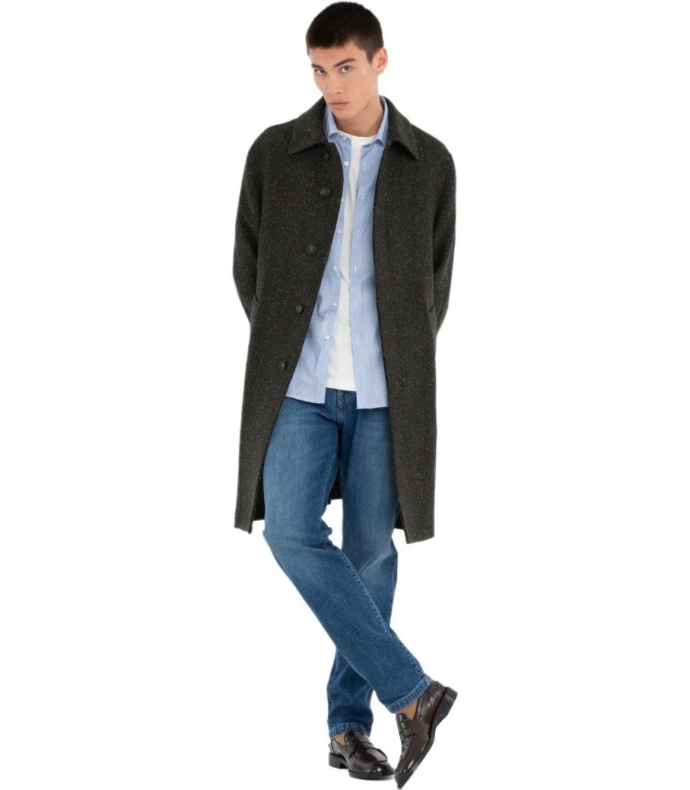 Manuel Ritz Melnge Green Coat