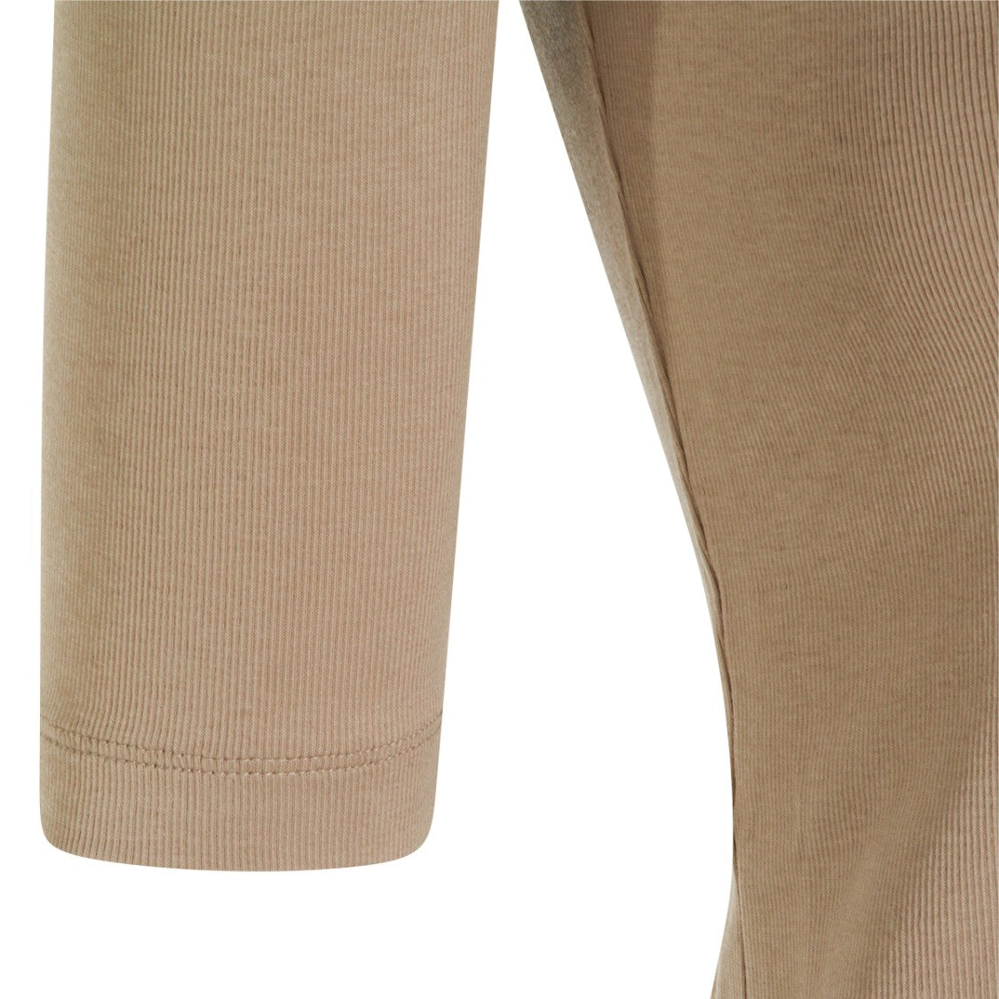 Fabiana Filippi Beige Cotton Round Collar T-Shirt