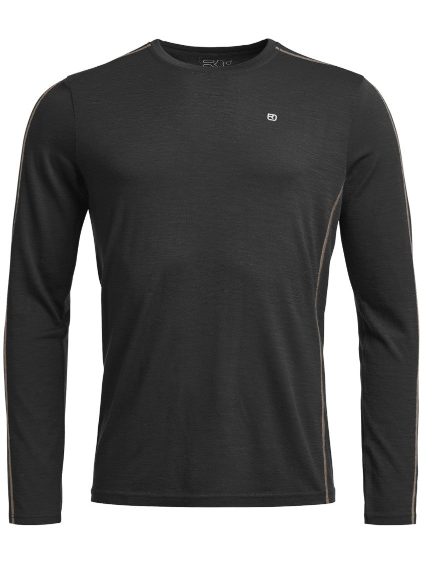 Ortovox Fitted Long Sleeve Top With Crew Neckline And Subtle Details