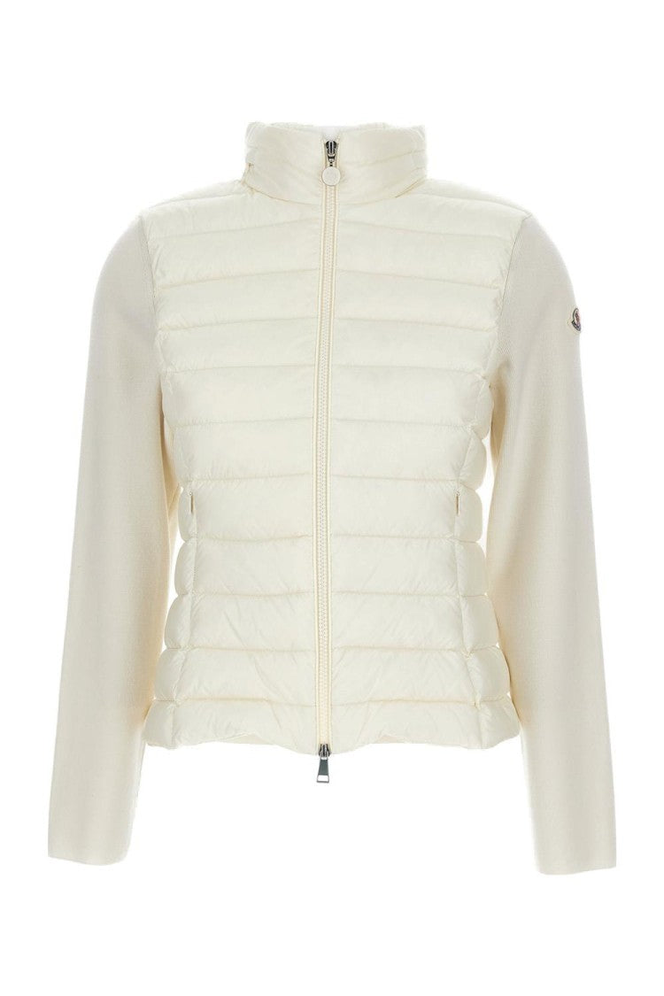 Moncler Turtleneck Cardigan Jacket With Zip Closure