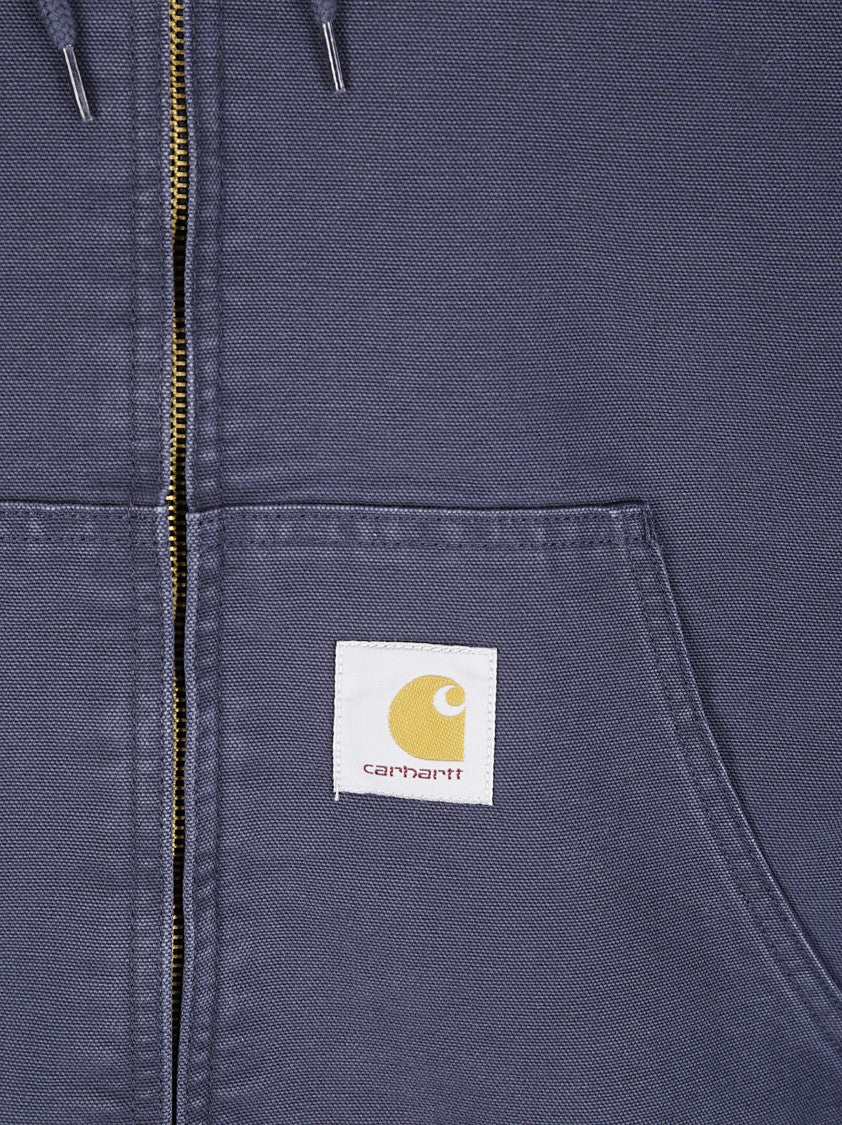 Carhartt Wip Active Jacket In Organic Cotton Canvas With Functional Pockets