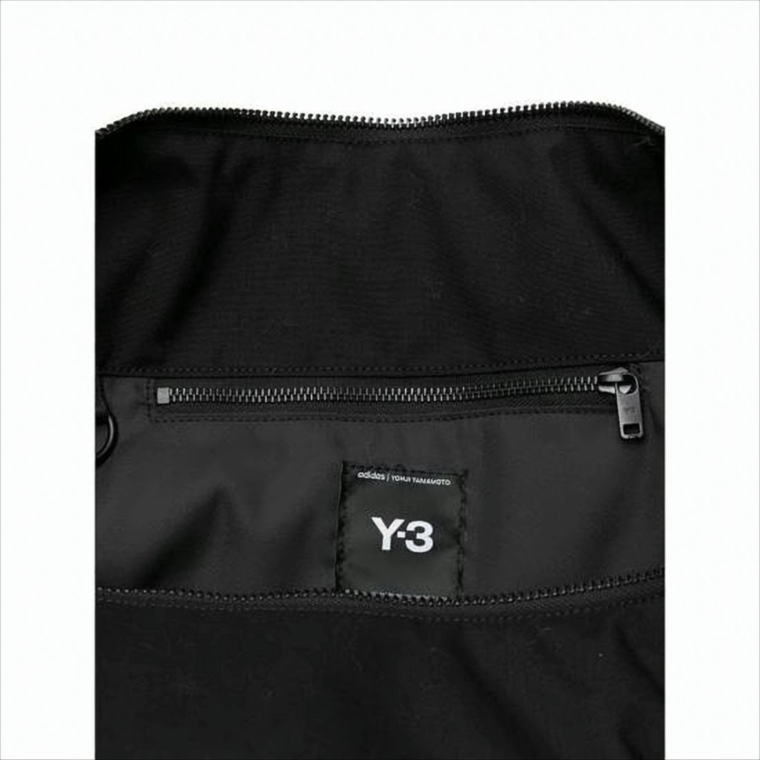 Y-3 Large Minimalist Shoulder Bag With Embossed Logo