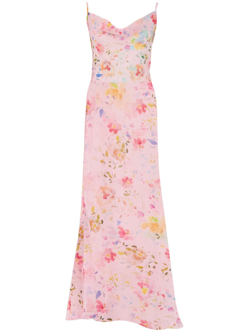 Mar De Margaritas Delicate Floral Maxi Dress