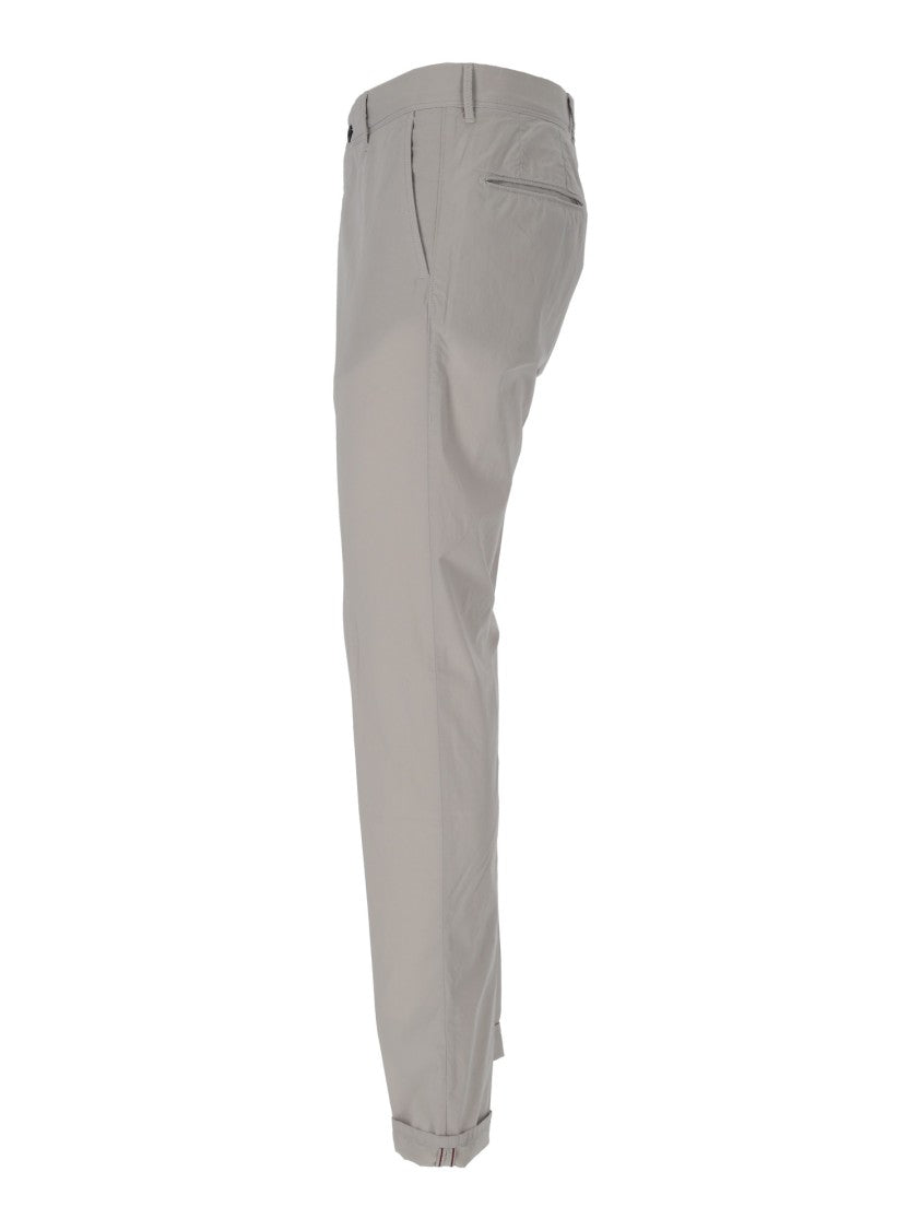 Incotex Slim Fit Cuffed Straight-Leg Pants