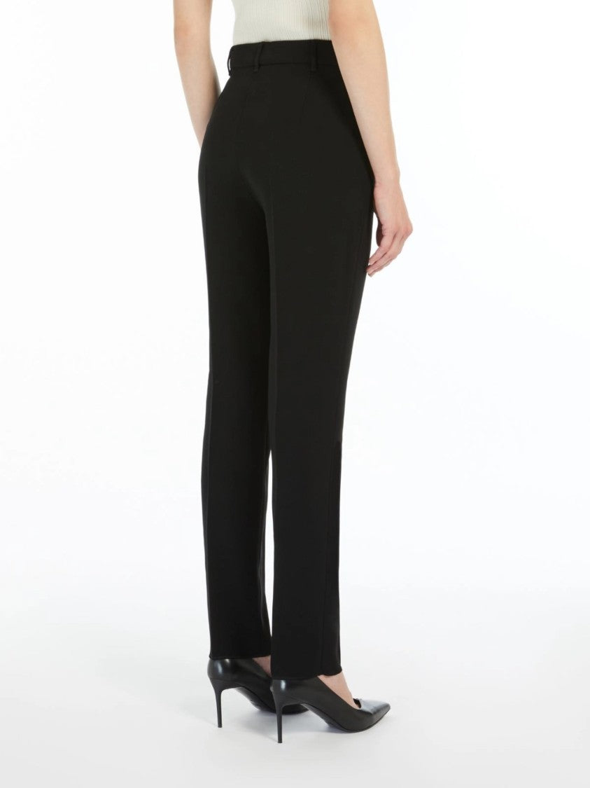 Max Mara Jerta Tailored Straight-Leg Creased Pants