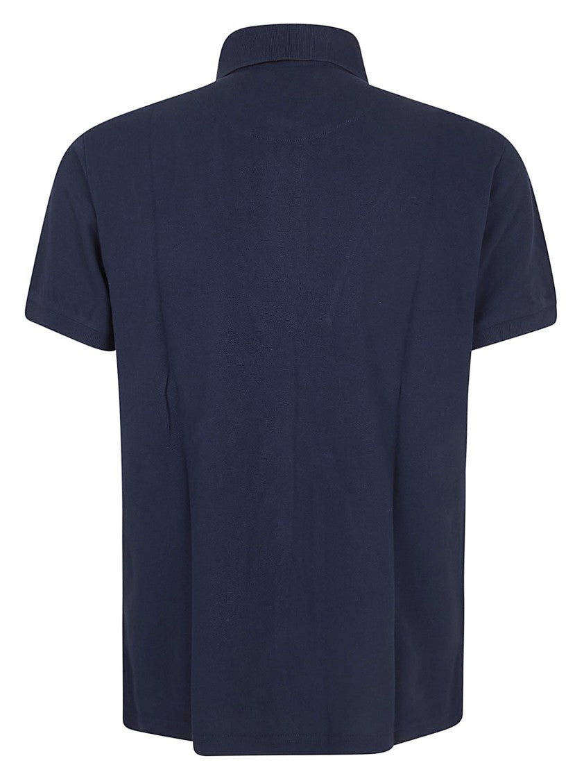 Etro Blue Cotton Piqué Regular Fit Polo Shirt