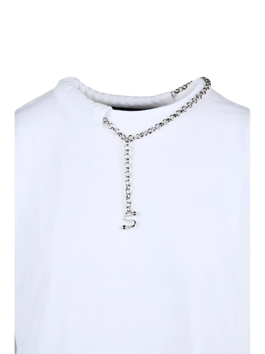 Sportmax White Cotton T-Shirt