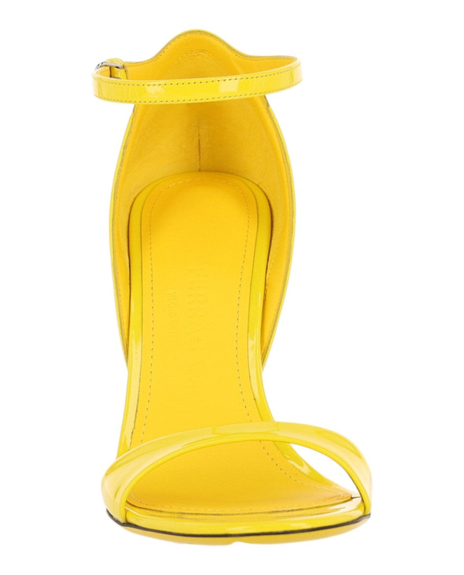 Ferragamo Vidette Patent Leather Wedge Sandals