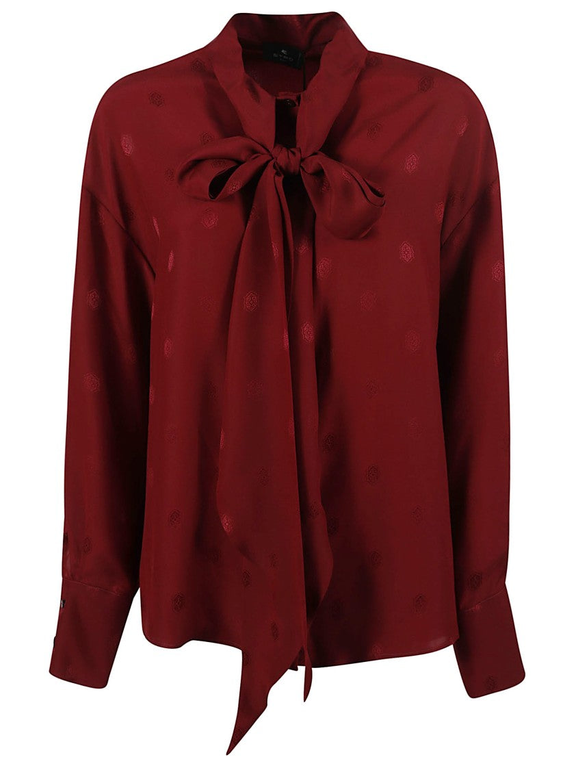 Etro Jaquard Silk Blouse