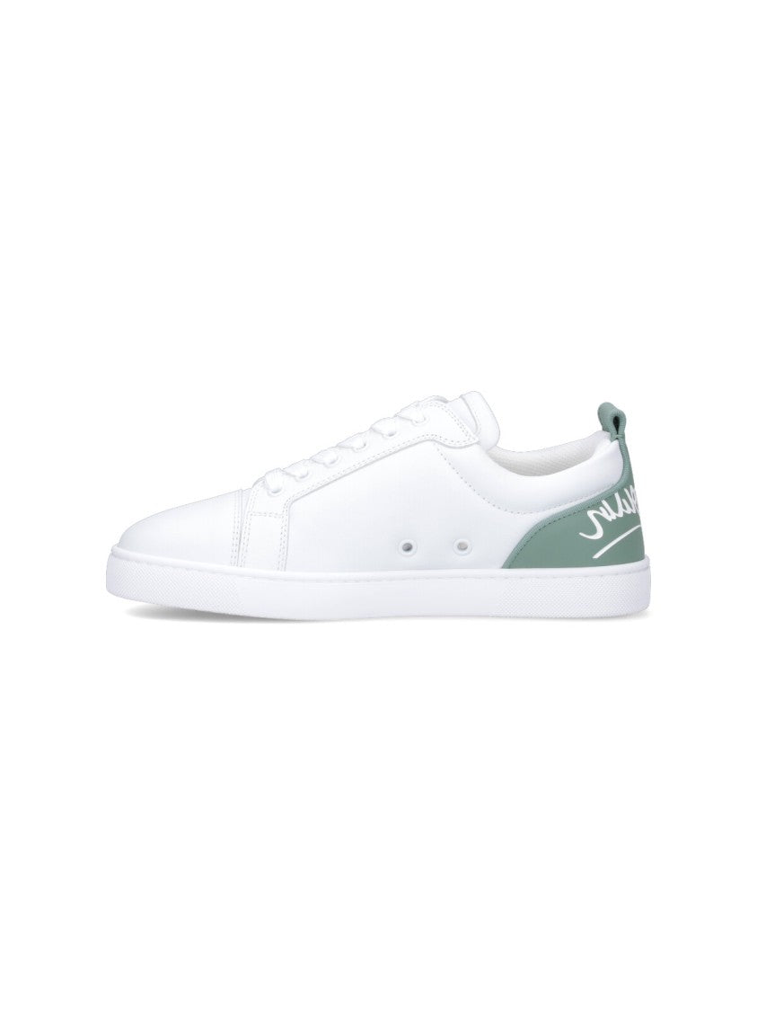 Christian Louboutin "Fun Louis Junior" Sneakers – White