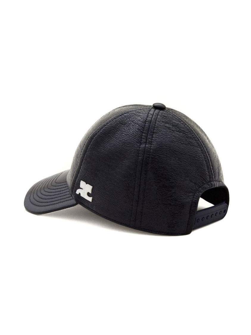 Courrèges Stretch-Cotton Logo Patch Cap